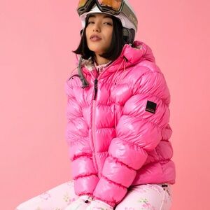 Women's Love Shack Fancy x Bogner Pink Puffer Jacket